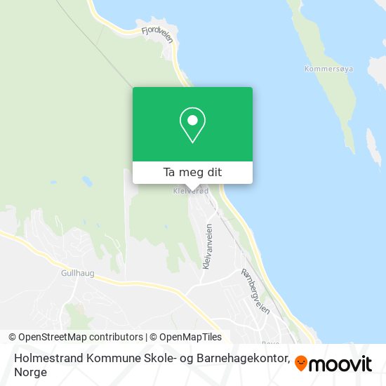 Holmestrand Kommune Skole- og Barnehagekontor kart