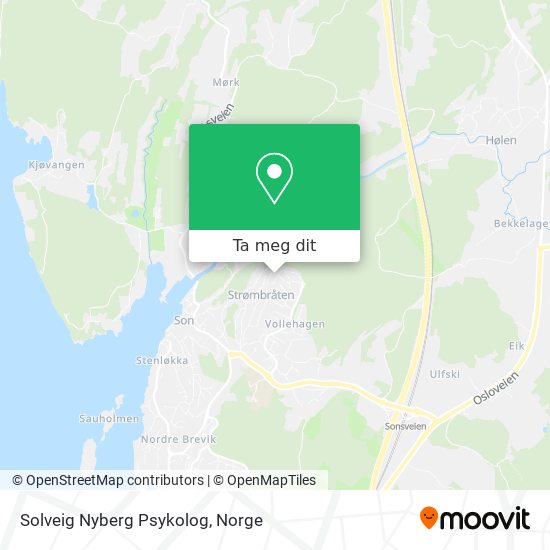 Solveig Nyberg Psykolog kart