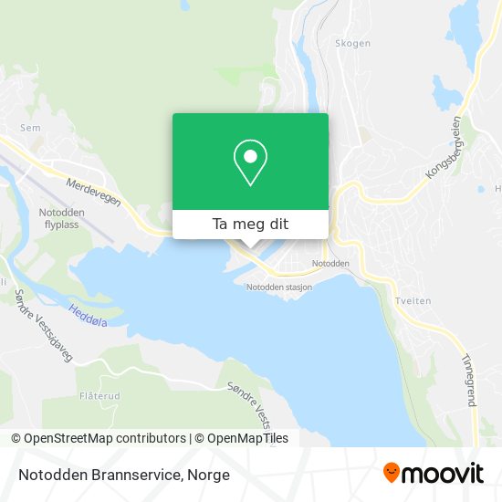 Notodden Brannservice kart
