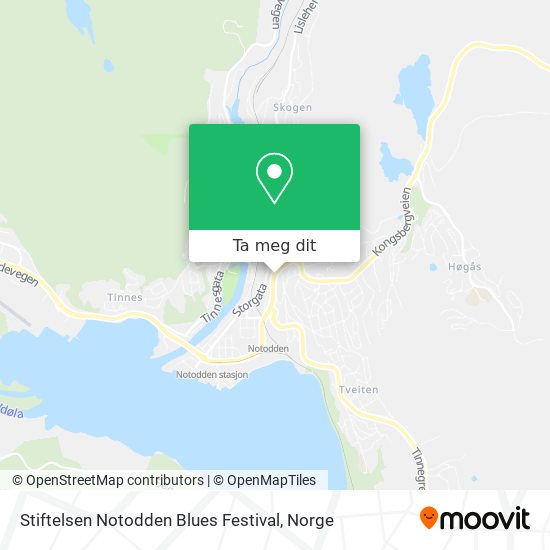 Stiftelsen Notodden Blues Festival kart