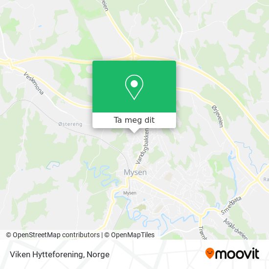Viken Hytteforening kart