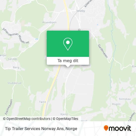 Tip Trailer Services Norway Ans kart