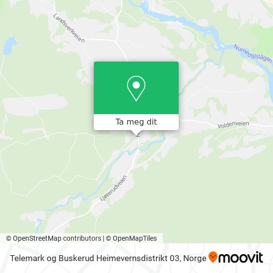 Telemark og Buskerud Heimevernsdistrikt 03 kart
