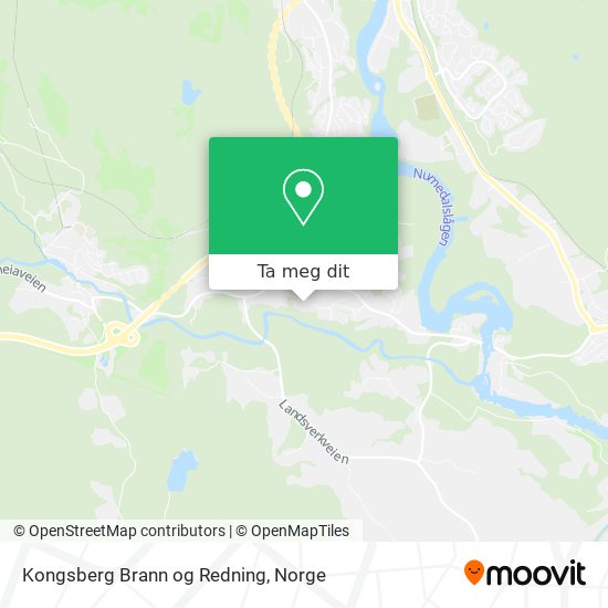 Kongsberg Brann og Redning kart