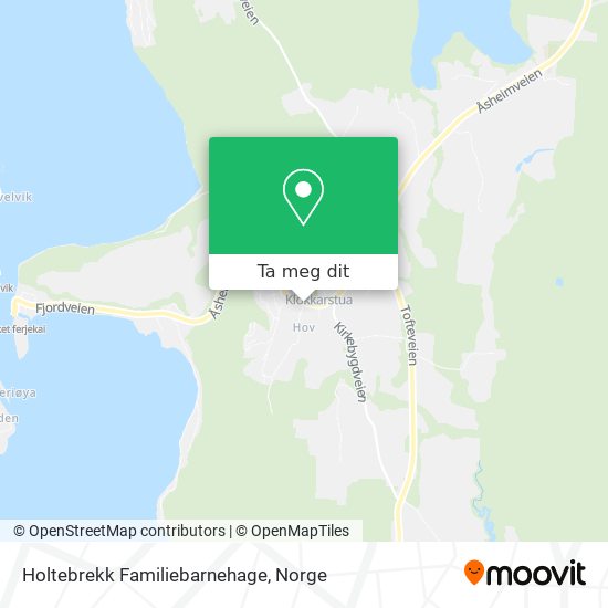 Holtebrekk Familiebarnehage kart