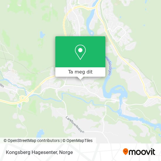 Kongsberg Hagesenter kart