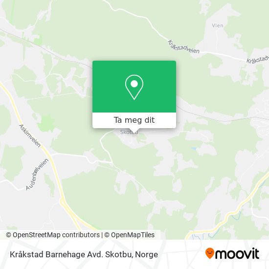 Kråkstad Barnehage Avd. Skotbu kart