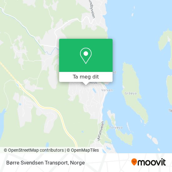 Børre Svendsen Transport kart
