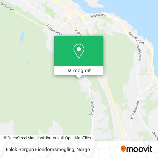 Falck Bergan Eiendomsmegling kart