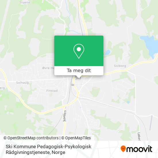 Ski Kommune Pedagogisk-Psykologisk Rådgivningstjeneste kart