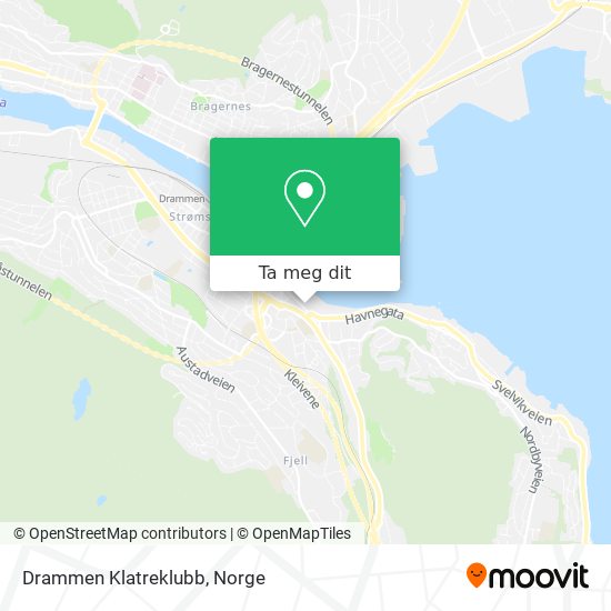 Drammen Klatreklubb kart