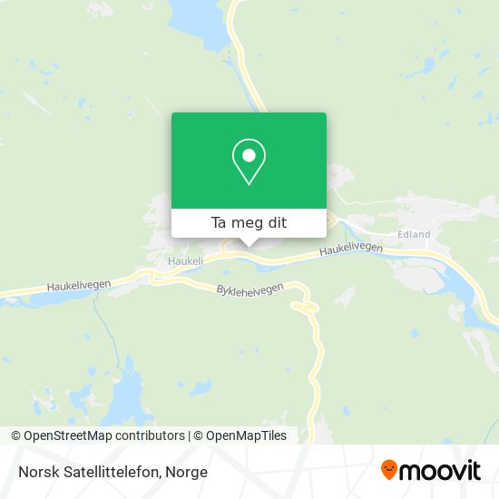 Norsk Satellittelefon kart
