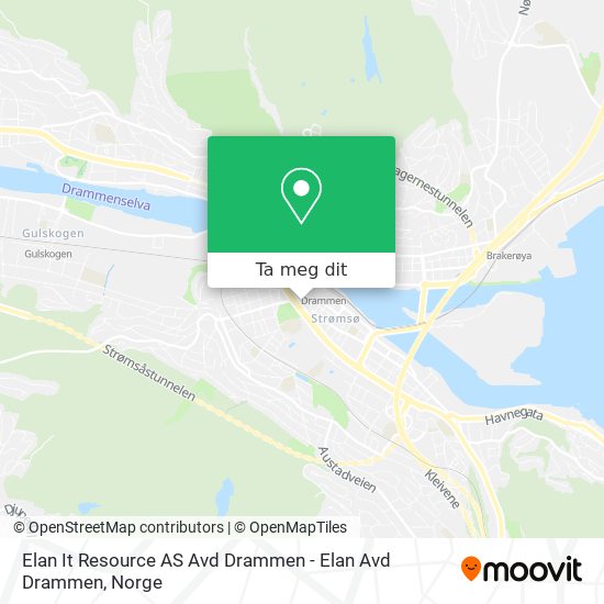 Elan It Resource AS Avd Drammen - Elan Avd Drammen kart