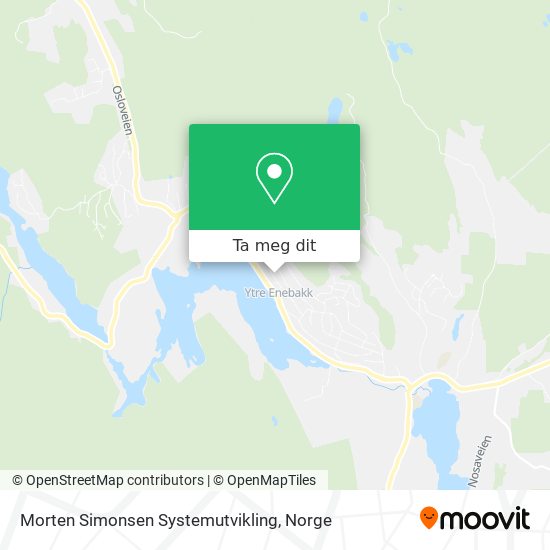 Morten Simonsen Systemutvikling kart