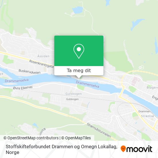 Stoffskifteforbundet Drammen og Omegn Lokallag kart