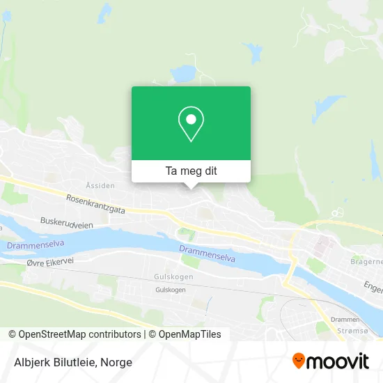 Albjerk Bilutleie kart