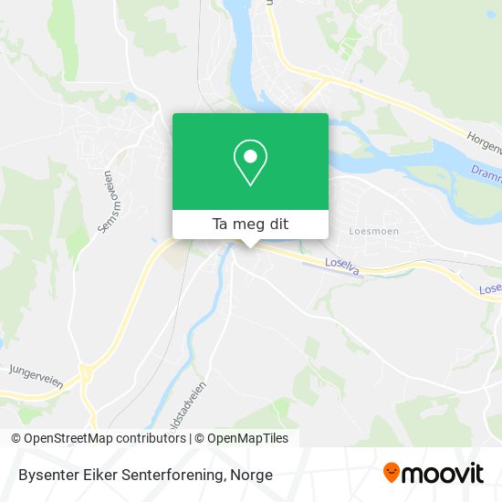 Bysenter Eiker Senterforening kart