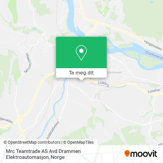 Mrc Teamtrade AS Avd Drammen Elektroautomasjon kart