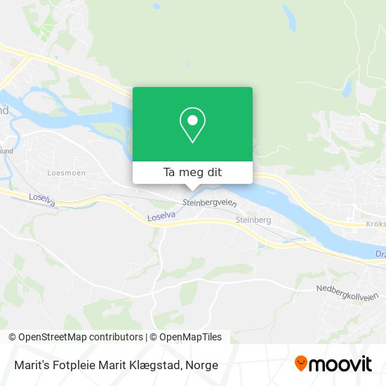 Marit's Fotpleie Marit Klægstad kart