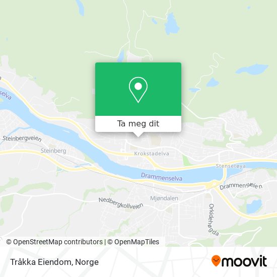 Tråkka Eiendom kart