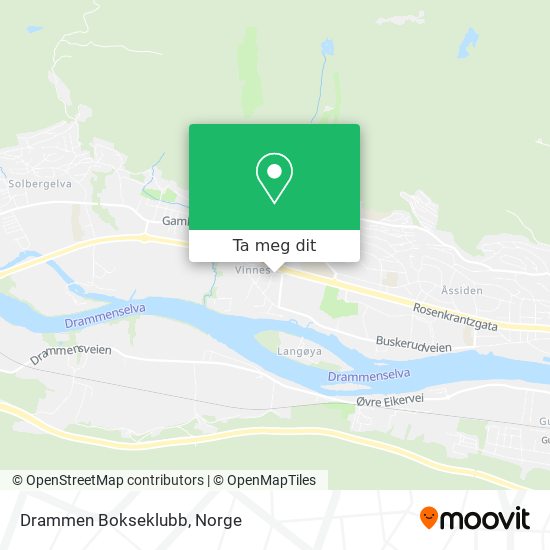 Drammen Bokseklubb kart