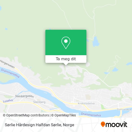 Sørlie Hårdesign Halfdan Sørlie kart