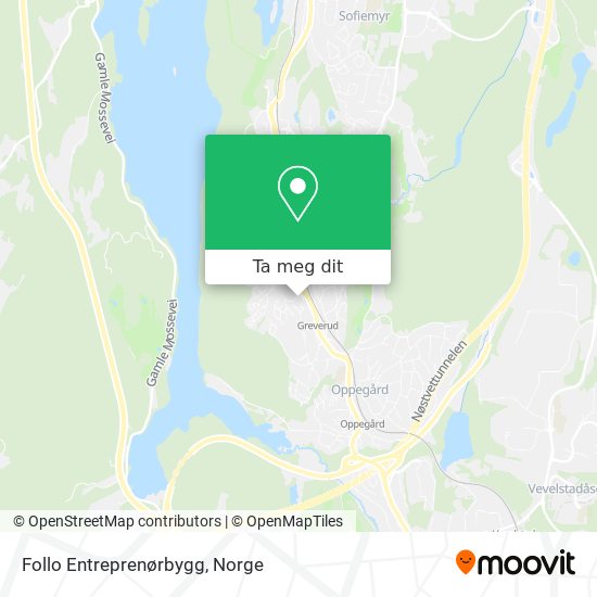 Follo Entreprenørbygg kart