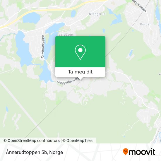 Ånnerudtoppen 5b kart