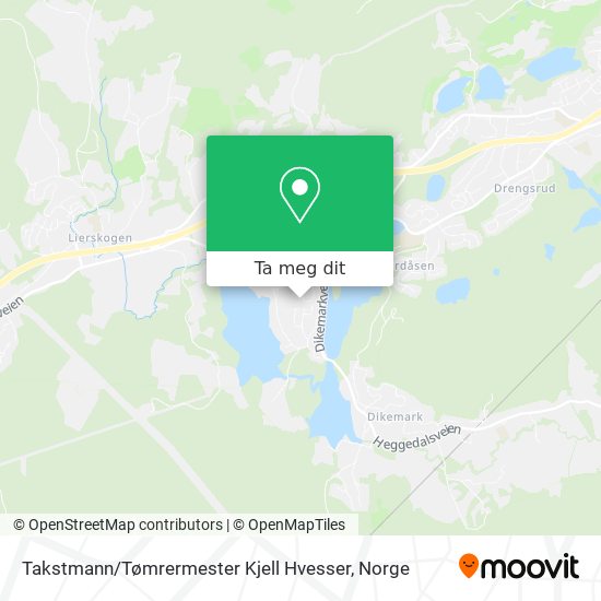 Takstmann / Tømrermester Kjell Hvesser kart