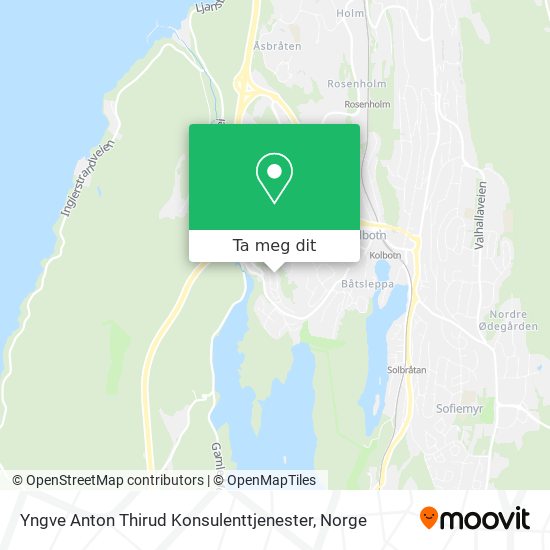 Yngve Anton Thirud Konsulenttjenester kart