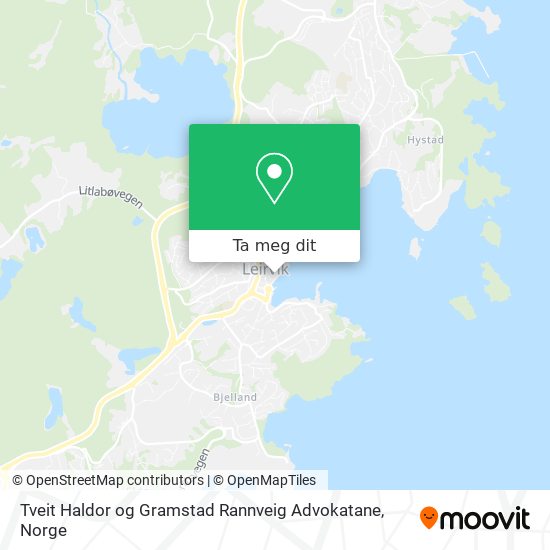 Tveit Haldor og Gramstad Rannveig Advokatane kart
