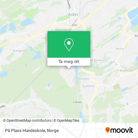 På Plass Hundeskole kart