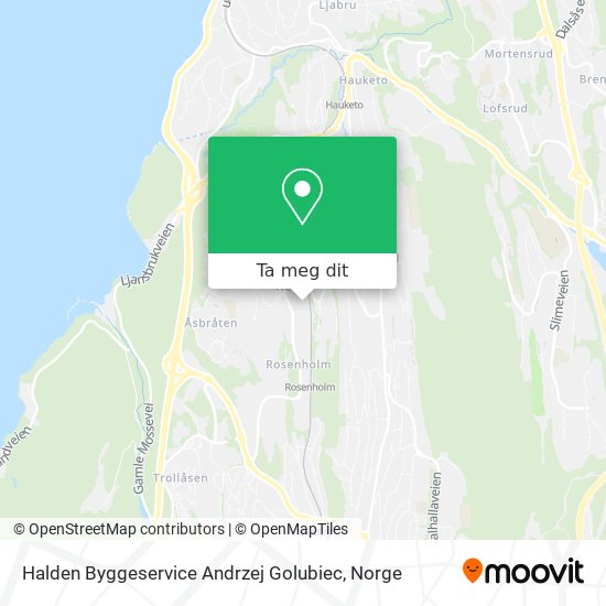 Halden Byggeservice Andrzej Golubiec kart