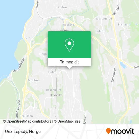 Una Lepsøy kart