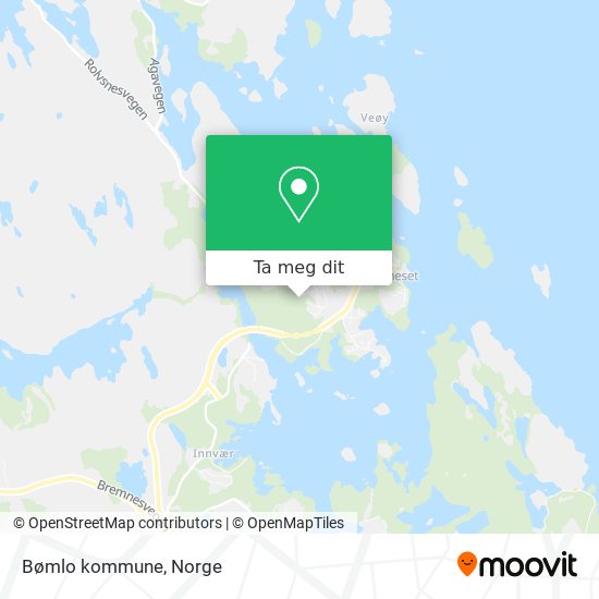 Bømlo kommune kart
