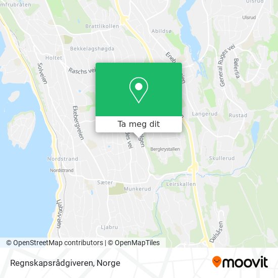 Regnskapsrådgiveren kart