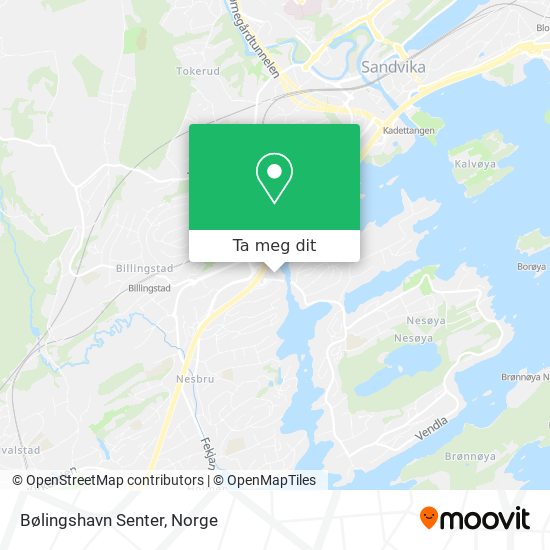 Bølingshavn Senter kart