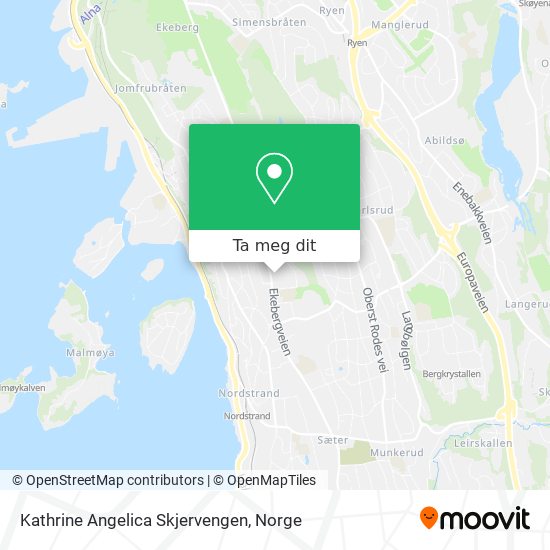 Kathrine Angelica Skjervengen kart