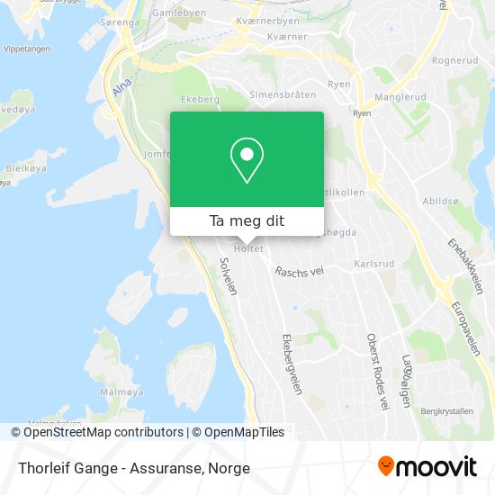 Thorleif Gange - Assuranse kart