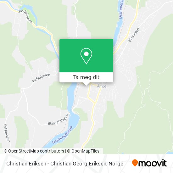 Christian Eriksen - Christian Georg Eriksen kart