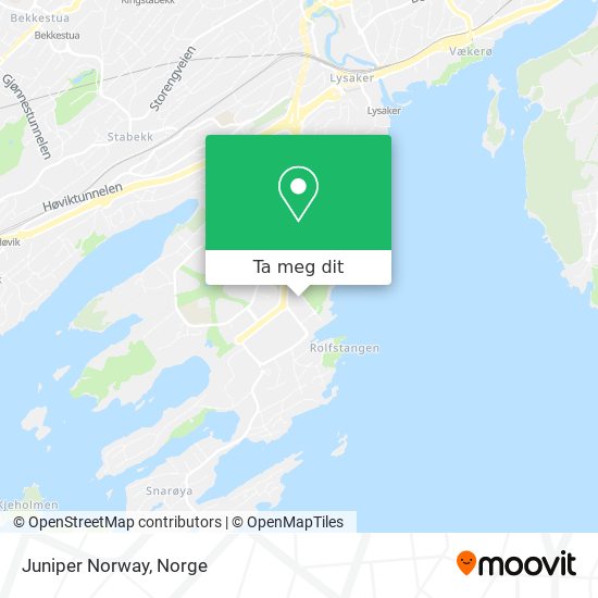 Juniper Norway kart