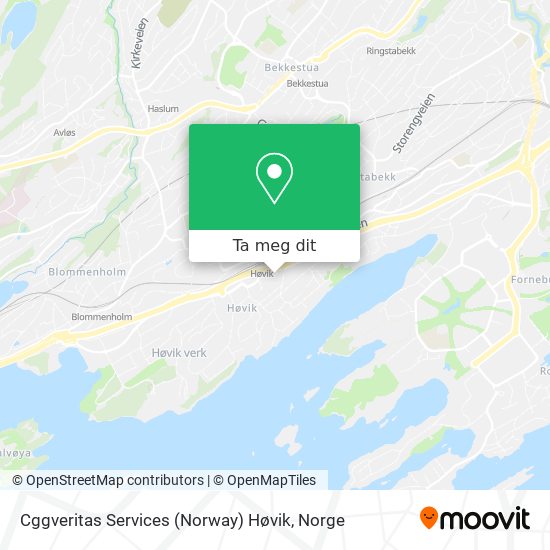 Cggveritas Services (Norway) Høvik kart