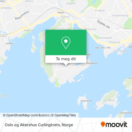Oslo og Akershus Curlingkrets kart