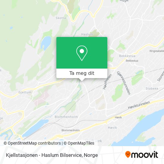 Kjellstasjonen - Haslum Bilservice kart