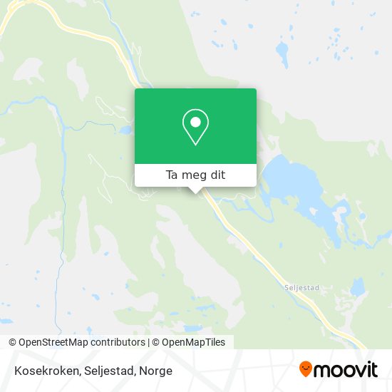 Kosekroken, Seljestad kart