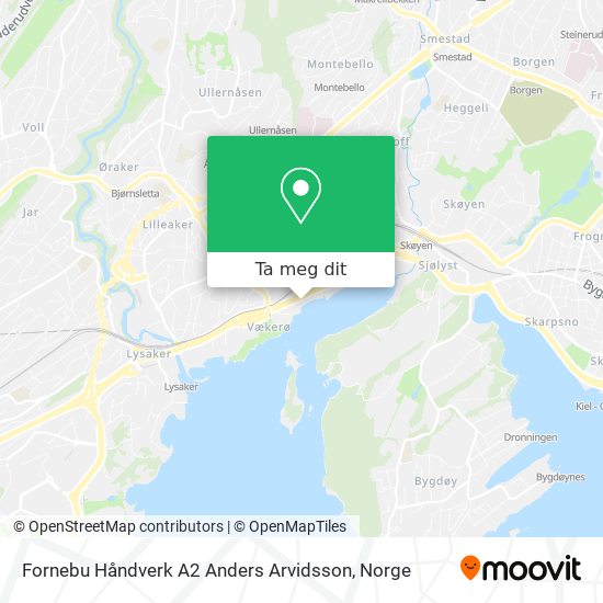 Fornebu Håndverk A2 Anders Arvidsson kart