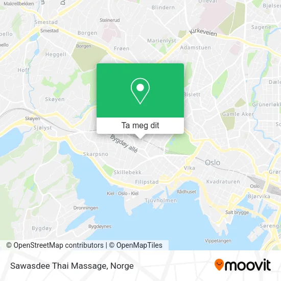 Sawasdee Thai Massage kart