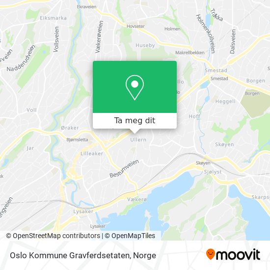 Oslo Kommune Gravferdsetaten kart