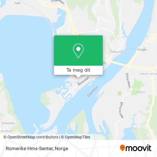 Romerike Hms-Senter kart