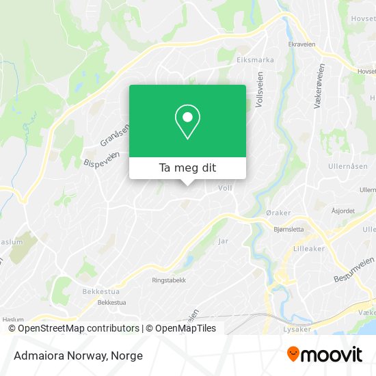 Admaiora Norway kart